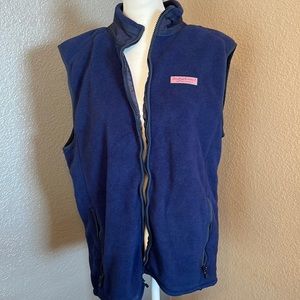 *Vinyard Vines - Size S - blue fleece vest
